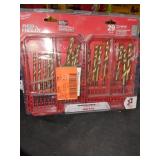 Milwaukee 29pc. Titanium drill bit set