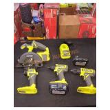 RYOBI 18v 2 tool combo kit