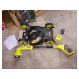 RYOBI 18V 12" 3 in 1 mower trimmer, and edger