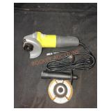 RYOBI corded 4 1/2" barrel grip angle grinder