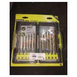 Ryobi 22pc. Titanium drill bit set