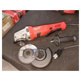 Milwaukee corded 4 1/2" small angle grinder
