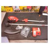 Milwaukee M18 string trimmer w/ charger