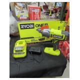 Ryobi 18v 1/2" impact wrench and charger