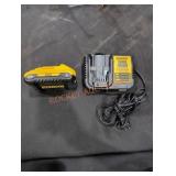 DeWalt 20V Lithium Ion Compact Battery + Charger