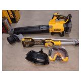 DEWALT 20v folding string trimmer & axial blower