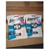 Energizer 200 Lumens Headlamps, Quantity 2