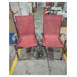 Set of 2 Stacking Sling Chairs