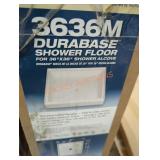 3636M durabase shower floor 36" x 36"
