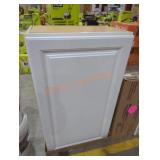 21" x 13" x 35" white wall cabinet