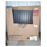 Phi Villa 37" Black Metal Patio Table