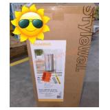 StyleWell 8 Gal. Stainless Steel Step-On Trash Can