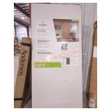 Masonite 36"x 84" 1 Panel K-Bar Sliding Barn Door