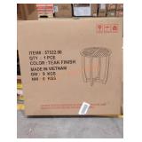 Christopher Knight Round Accent Table Teak Finish