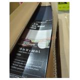 2 2.5" faux wood blinds 36" x 48" white