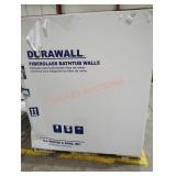 Muster Durawall Bathtub Wall White