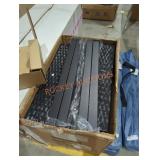 Outdoor wicker table