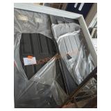 76"x83" Black Exterior Framed Door