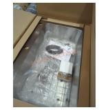 Glacier Bay 33" single bowl top mount sink