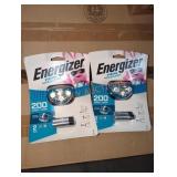 Energizer 200 Lumens Headlamps, Quantity 2