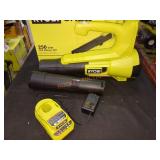 RYOBI 18v Blower, Includes Charger, No Battery