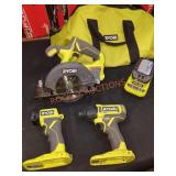 RYOBI 3 Tool combo kit