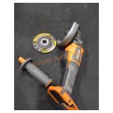Ridgid 18v 4-1/2" Paddle Switch Angle Grinder