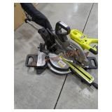 RYOBI 18v Cordless Miter Saw, Tool Only