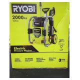 Ryobi electric pressure washer, 2000 PSI, 1.2 GPM