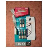 Makita (5) 1" Insert Bit