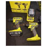 RYOBI 18v 2 Tool Combo Kit