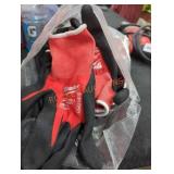 Bag full of Milwaukee gloves