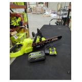 Ryobi 40v 14" chainsaw kit
