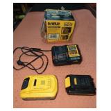 DeWalt Power stack 20V Batteries & Charger