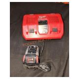 Milwaukee M18 Super Charger & XC6.0 Battery