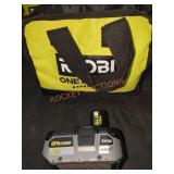 RYOBI 18v 4Ah Battery and Bag, No Charger