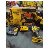 DeWalt 20v 1/4" impact driver kit