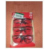 Milwaukee (3) Pack of Safety Glasses