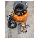 Ridgid 6 Gallon Air Compressor & 18 GA Brad Nailer