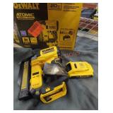 DeWalt 20v 23 ga pin nailer and 2 ah battery