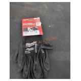 Milwaukee Nitrile Dipped gloves, 9"/L