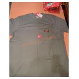 Milwaukee XL Gray Heavy Duty Pocket T-Shirt