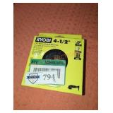 Ryobi 4.5" 3pc Metal Grinding Wheel Set