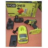 Ryobi 18V 1/4" Impact Driver Kit