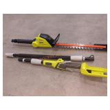 RYOBI 40V 18" Pole Hedge Trimmer, Tool Only