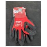 Milwaukee cut level 1 dipped gloves, 10"/ XL