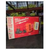 Milwaukee M12 2.5/5Ah Battery/Charger Combo
