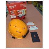 Milwaukee Orange Vented Helmet