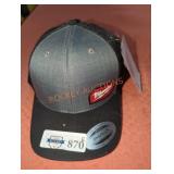 (1) Milwaukee Gray/Black (4) Black Snapback Hats