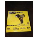 RYOBI 18v 3/8" Impact Wrench, Tool Only